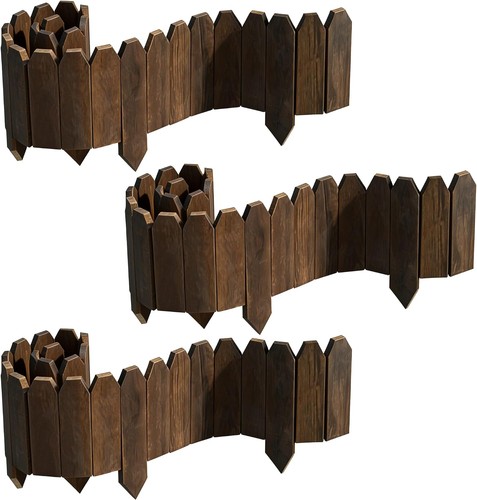 Wooden garden edging - wooden,