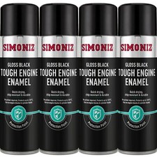 4x Simoniz Gloss Black Enamel