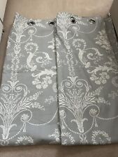 Laura Ashley Josette Steel eyelet blackout curtains 