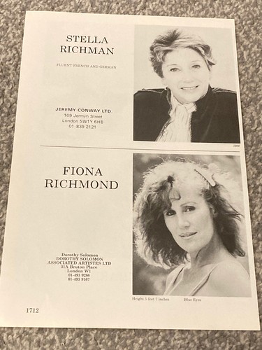 Fiona richmond original 1987 - fiona,