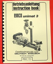 EMCO Unimat 3 Mill Metal Lathe