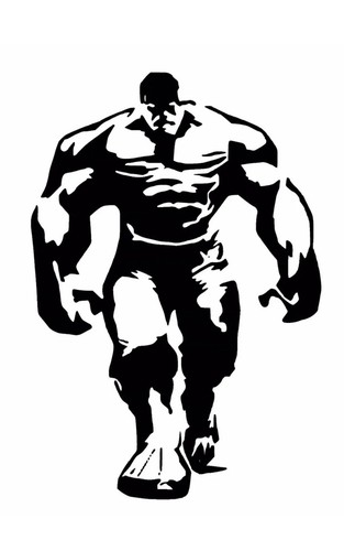 Hulk vinyl car decal - hulk,