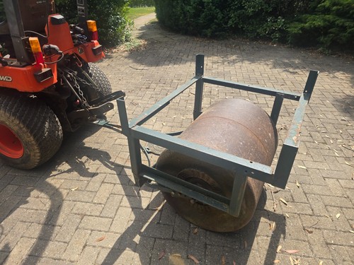 Used garden lawn roller - lawn,