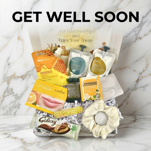 Get well soon gift box - get, her
