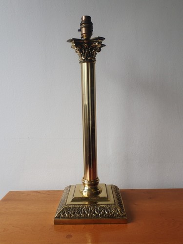 Vintage large brass corinthian - vintage,
