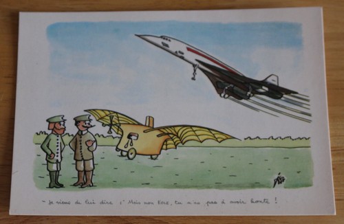 Concorde and vintage aircraft - vintage,