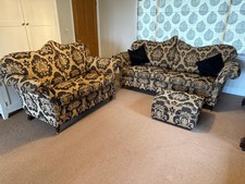 Duresta 3 seat sofa, 2 seat