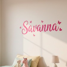 Custom Name Vinyl Decal –