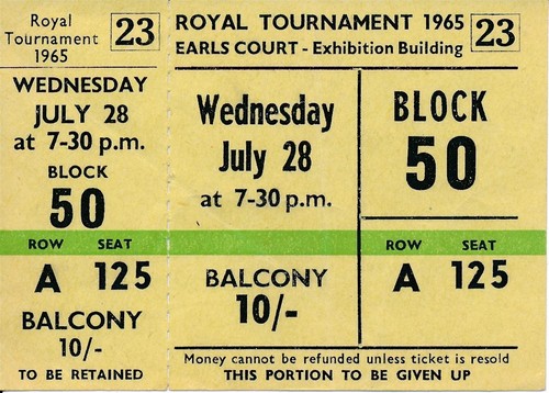 Royal tournament 1965 - royal,