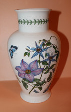 Portmeirion - Botanic Garden - Large Vase - Clematis - 9 1/2 Inch