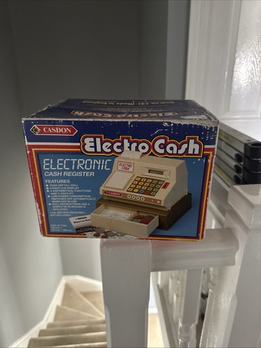 Vintage toy cash register - toy,