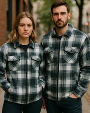 Mens Womens Fleece LINED Shirt