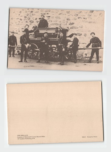 Postcard fire brigade - postcard,