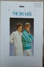 Original Lister Mohair Ladies Cardigans 30"-44" Knitting Pattern 5453