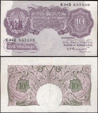 Bank Of England. Peppiatt Ten