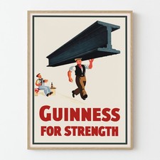 Vintage Guinness Poster For