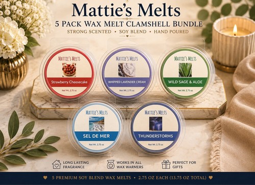 Pack wax melts - 5, strong