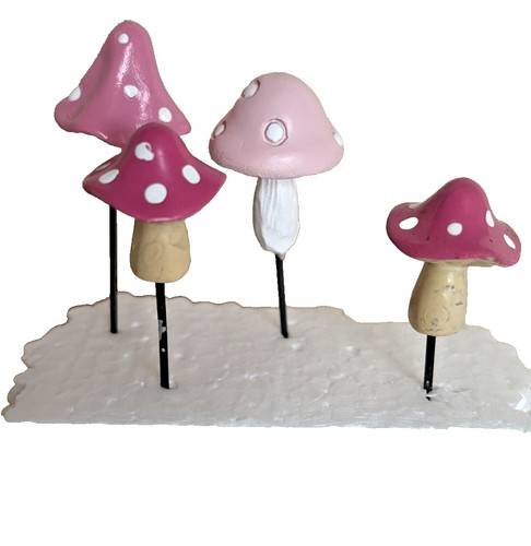Mini pcs mushroom miniatures - pcs,