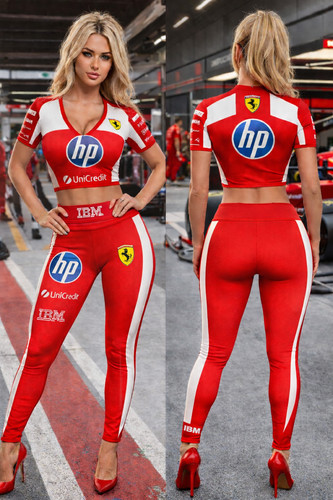Ferrari crop top leggings - ferrari, &