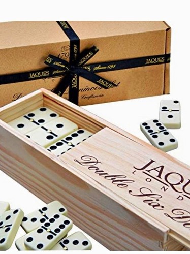 Jaques double six - double, dominoes
