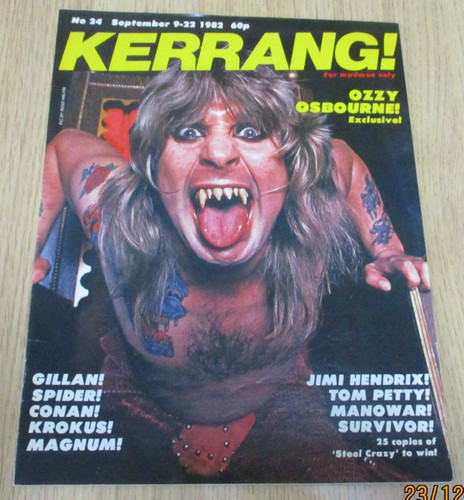 Vintage kerrang magazine - kerrang!, #24