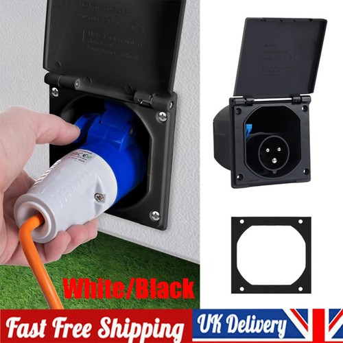 Mains flush fit socket - flush,
