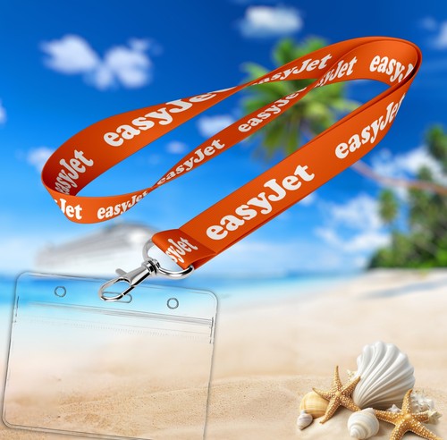 Easyjet lanyard with card - lanyard,