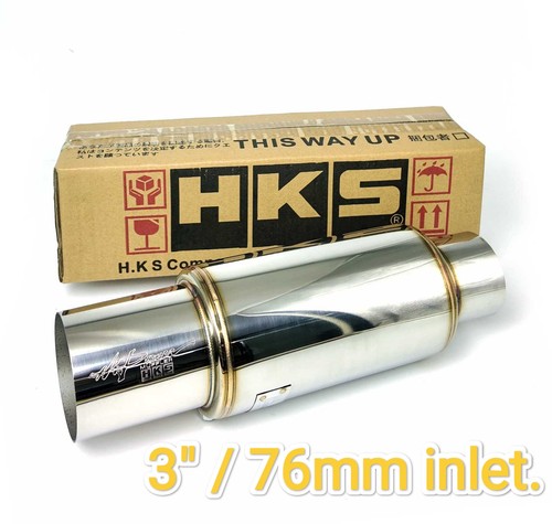 Hks 76mm stainless - 3",
