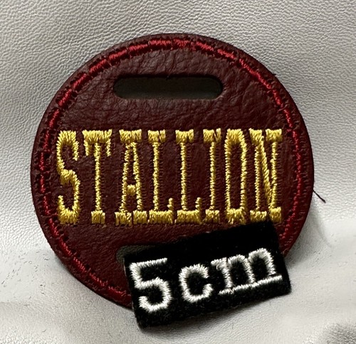 5cm deep red leather - x,