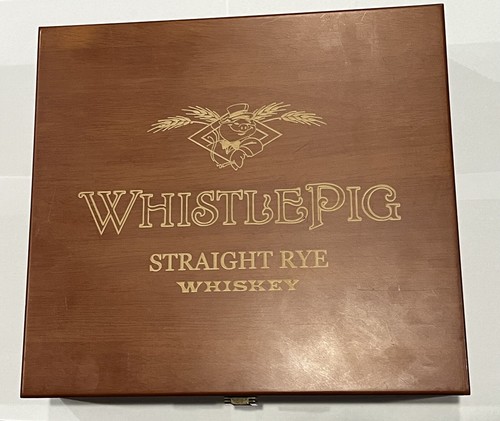 Whistle pig rye whiskey box - whistle,