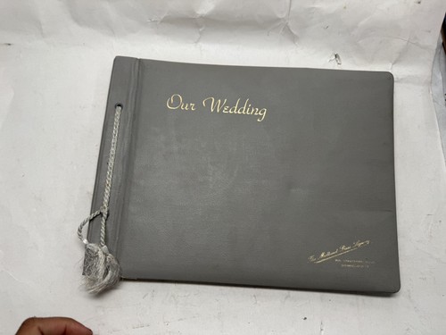 Vintage 1952 wedding photo - vintage,