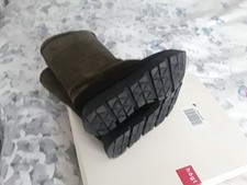 HOGL WOMENS DEFENDER ANKLE BOOTS , OLIVE ,SIZE 4 UK SUPERB CONDITION