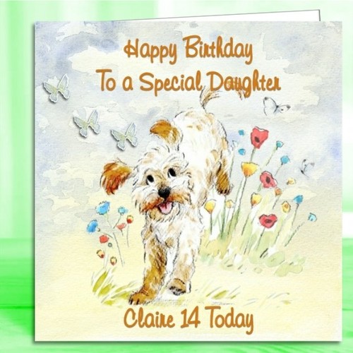 Personalised birthday card - personalised,