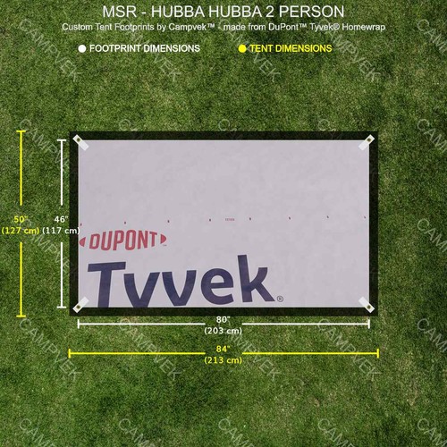 Tyvek footprint for the msr - for,