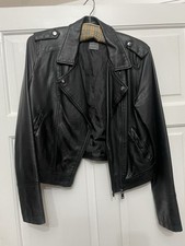 Ladies Faux Leather Biker