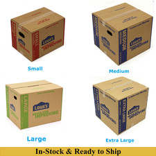 5-PACK CARDBOARD BOXES MOVING