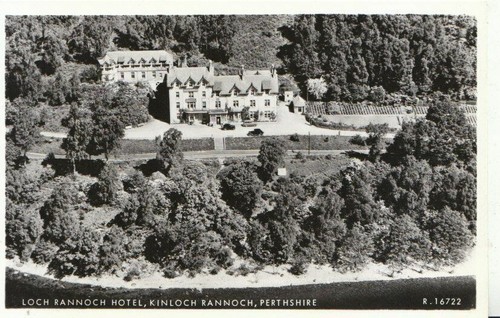 Scotland postcard aerial - postcard,
