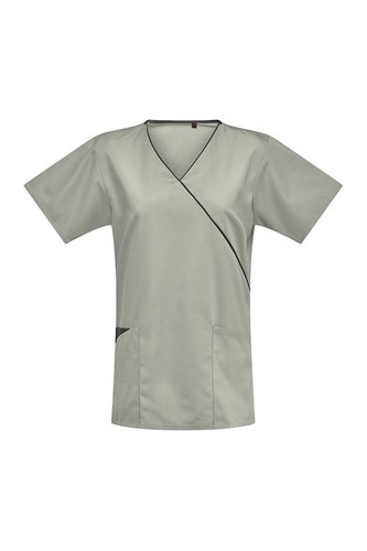 Galaxy wrap scrub top - wrap,