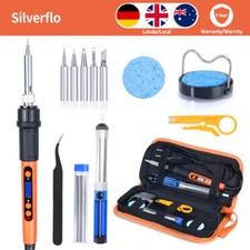 100W Soldering Iron Kit with Display Adjustable Temperature Welding Tools