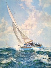 Montague Dawson Ocean Racers