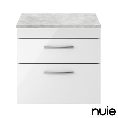Nuie athena white 600mm wall - athena,
