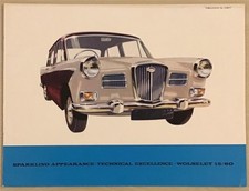 WOLSELEY 15/60 Car Sales