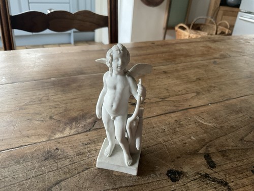 Antique bisque small cupid - small,