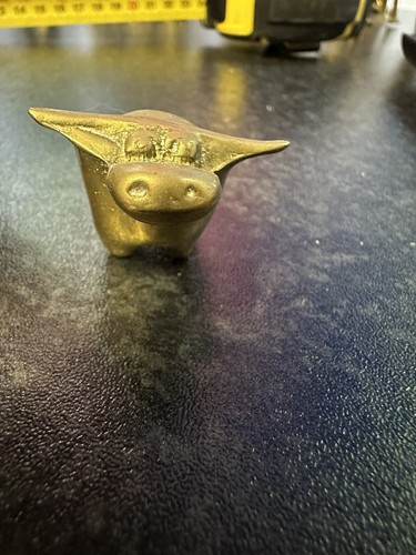 Vintage brass mini - brass, ox/bull/cow