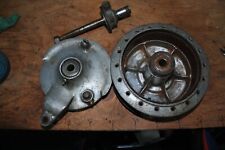 1965? HONDA C92 BENLY FRONT HUB BRAKE PLATE SPEEDO AXLE ASSY