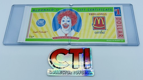 Vintage 2001 mcdonald - 2001, mcdonald's