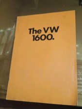 VW Type 3 1600 sales brochure