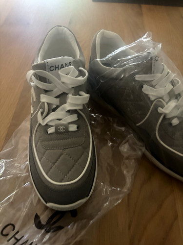 Chanel grey suede - suede, top