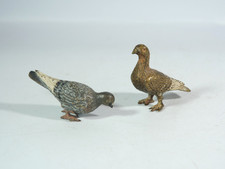 Pair antique miniature cold - miniature,