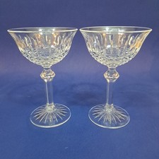 Crystal Glass Champagne Coupe Pair